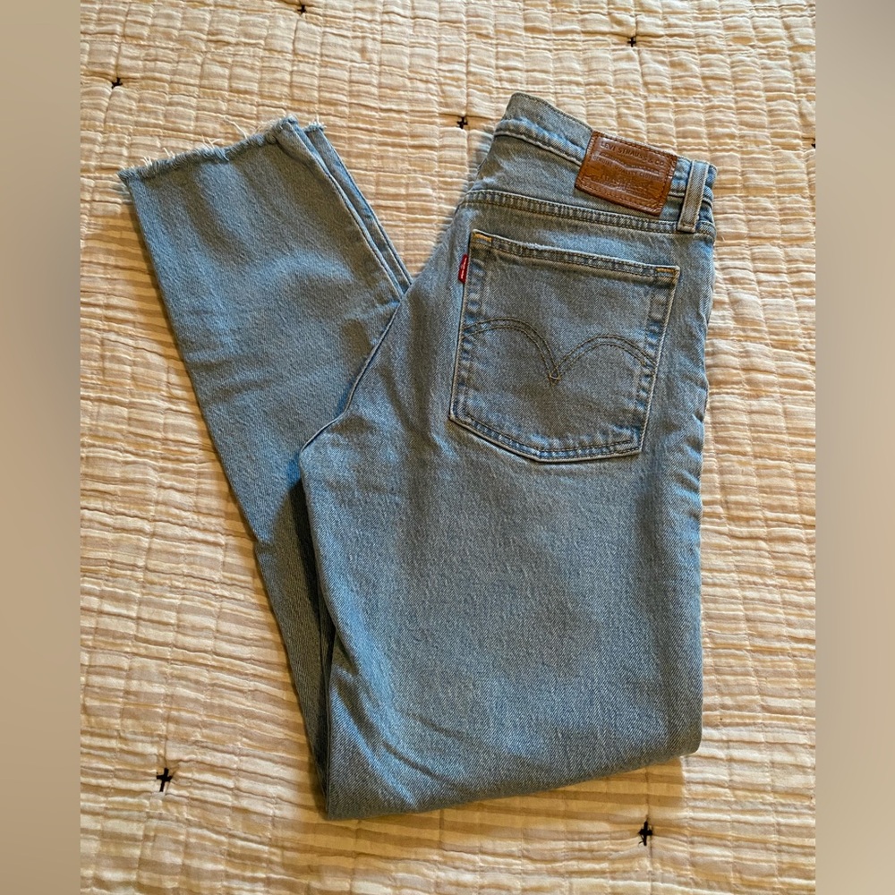 Levi's Light Blue Denim Wedgie Waistband Jeans